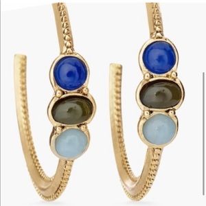 Chico’s Gold Tone Multi Color Earrings